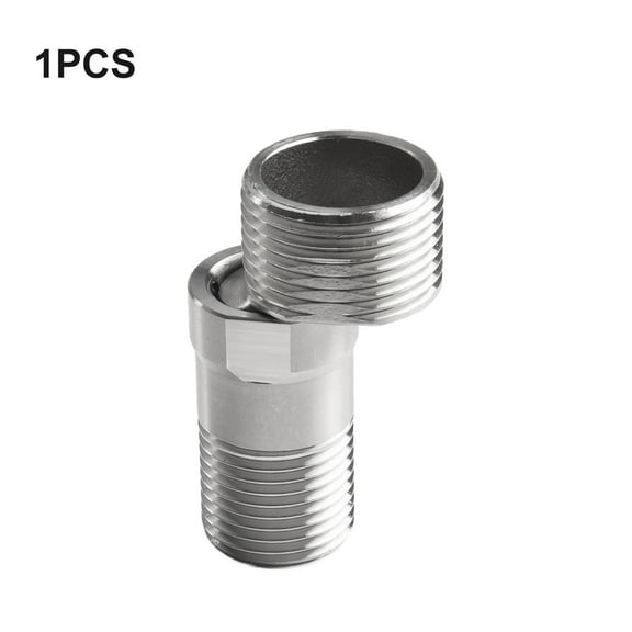 Minxio Extendable Nipple For 360° Rotatable Corner Joint Faucet Angled Curved Foot Shower,1PCS