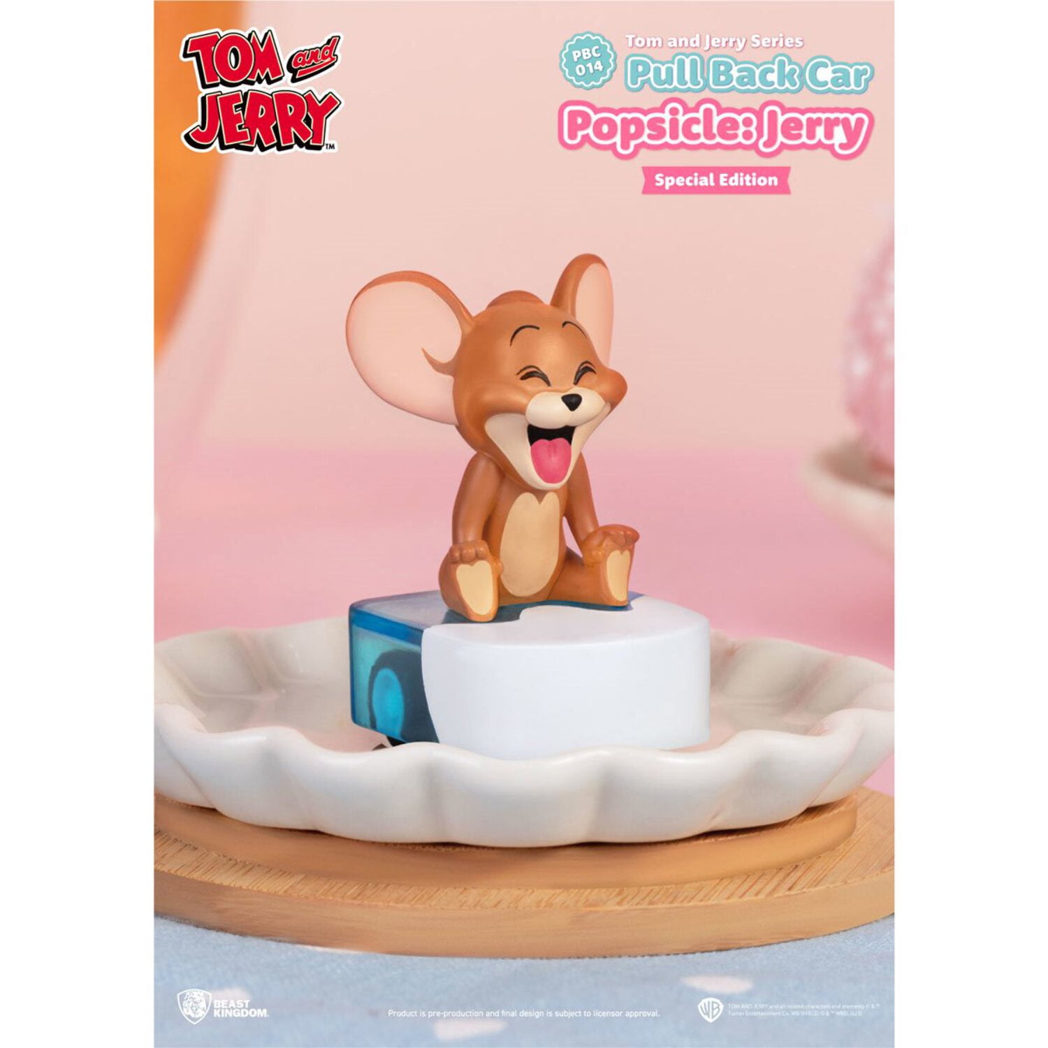 Tom and Jerry Series Pull Back Car Blind box Set(6pcs)(Pull Back Car)
