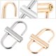 thumbnail image 5 of 4 piezas de hebillas ajustables de metal con eslabones de cadena pequeños clips para bolsa de correa de cadena, 5 of 5