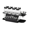 thumbnail image 2 of Tubos de vidrio para almacenar granos de café en única, frascos herméticos transparentes para almacenar granos de café expreso en despensa de, 2 of 8