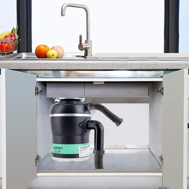 Garbage Disposals KUPPET 1/2 HP Food Waste Disposer with Power Cord