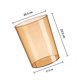 thumbnail image 2 of ELAYARD Basurero Pequeño Transparente De Plástico Kaki Para Uso En Hogar Con Material Resistente, 2 of 8