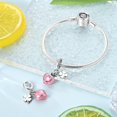 thumbnail image 4 of MULA 925 Sterling Silver DIY Charm AAA CZ Fruit Clover Pendant fit Bracelet for Women Jewelry, 4 of 7
