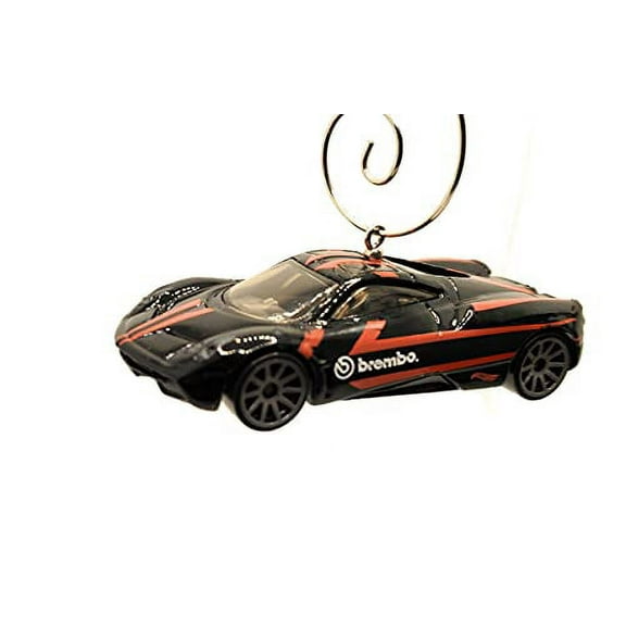 Pagani Huayra Christmas Ornament 1:64 Black Red