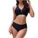 thumbnail image 2 of Traje de baño para mujer, bikini de tirantes sin espalda de color liso para mujer, trajes de baño para mujer, conjuntos de bikini para mujer, trajes de baño de bikini para mujer, 2 of 7