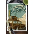 thumbnail image 3 of Santa Monica, California, Route 66, Pier Scene (9x12 Wall Art Print, Home Decor), 3 of 3