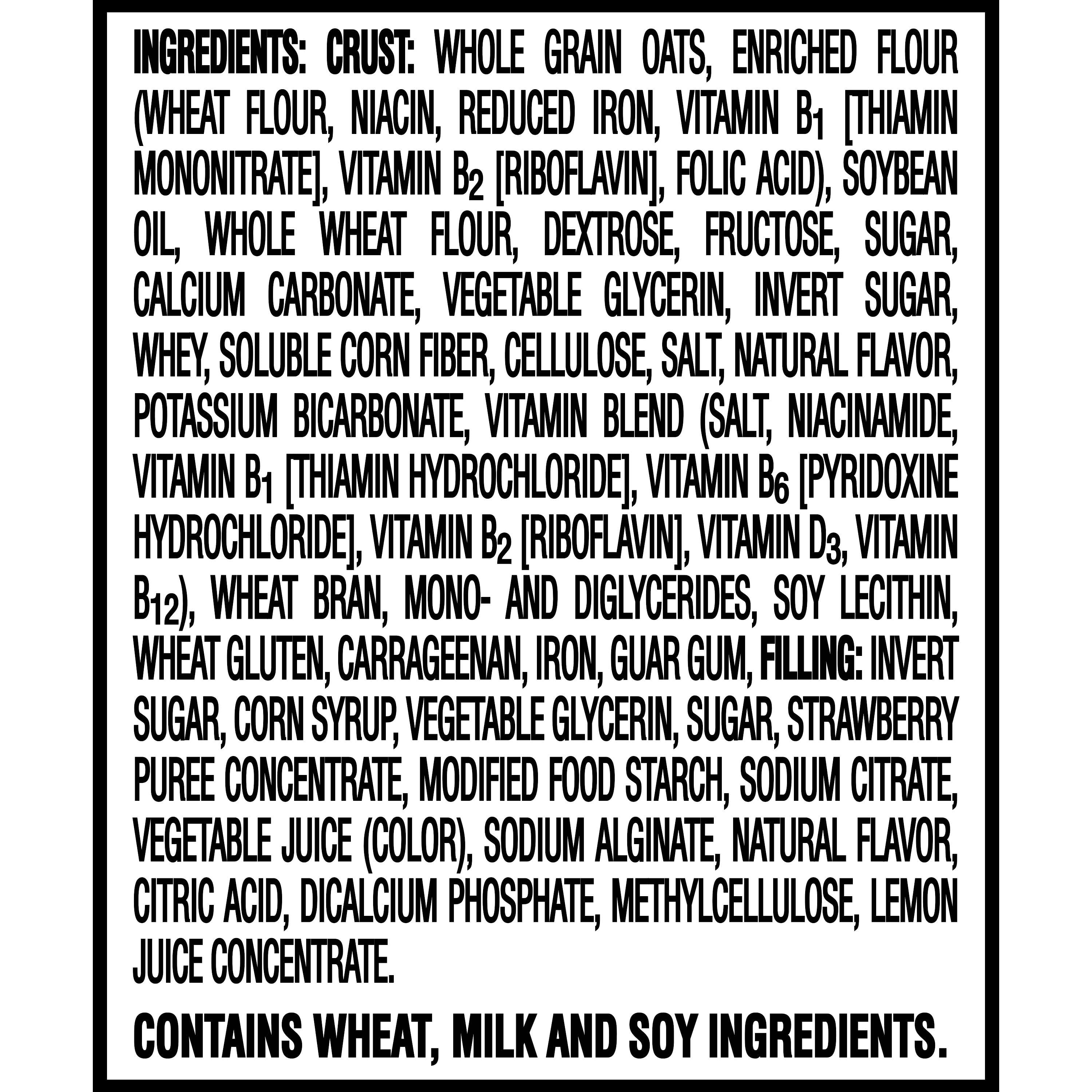 Nutri-Grain Breakfast Bars, Made with 10g Whole Grains, Snack Bars, Strawberry (12 Boxes, 96 Bars)