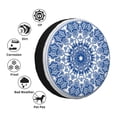 thumbnail image 4 of Balery Blue Watercolor Cubiertas para Neumáticos - Protector Resistente para Neumáticos de Camioneta, SUV, Remolque, Camper y RV-16 inch, 4 of 6