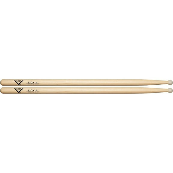 Vater VHRN Nylon Tip Hickory Rock Drumsticks