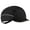 Black, variant on SkullerzÂ® 8955 Lightweight Bump Cap Hat, Navy, Long Brim