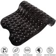 thumbnail image 3 of Extra Long Bath Tub & Shower Mat 39x16, Wet Floor Non Slip for Elderly & Kids Bathroom, 30% Longer Bathtub Mats,Suction Cups, Drain Holes, Machine Wash, Black, 3 of 5