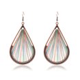 thumbnail image 2 of Sonducket 2 uds pendientes cadena colgante moda grande único oído alambre gancho causal pendiente fiesta mujeres cumpleaños hecho a mano Type1 NO1, 2 of 6