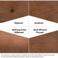 thumbnail image 3 of VanAcc Queen Size Bed Frame, Solid Wood Platform with Wooden Headboard for Bedroom, Walnut, 3 of 8