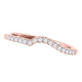 thumbnail image 2 of Aonejewelry 0.15 Ct. Engagement Wedding Band In 10K Solid Rose Gold, 2 of 4