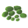 thumbnail image 5 of Simulación de piedra de musgo verde, planta de pared, decoración de bonsái, piedra de musgo falsa para interiores, micropaisaje, adornos DIY, 20 piezas, 5 of 5