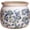 Deep Blue Floral, variant on Ceramic Planter for Indoor Plants, 6.29 Inch Rose Pattern Crackle Glaze Flower Pot with Drainage Hole, Orchid Succulent Pots, European Farmhouse Bedroom Balcony Decor Gift, Pink