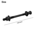 thumbnail image 4 of Bike Axle 108mm 145mm Bike Rear Hub Axle 3/8" Black Hub Conical 145mm Rearx4, 4 of 9