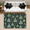 Multicolour 3, variant on CURLYOOT Christmas Area Rug 3x5 Ft Rugs for Entryway Entrance Kitchen, Washable Non Slip Green Snowflake Indoor Floor Carpet for Bedroom Living Room