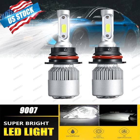 For FORD Crown Victoria 1998-2011 9007 HB5 6000K LED Headlight Bulbs Hi/Lo beam