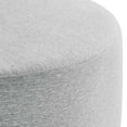 thumbnail image 4 of Callum Large 38" Round Woven Heathered Fabric Upholstered Ottoman, 4 of 7