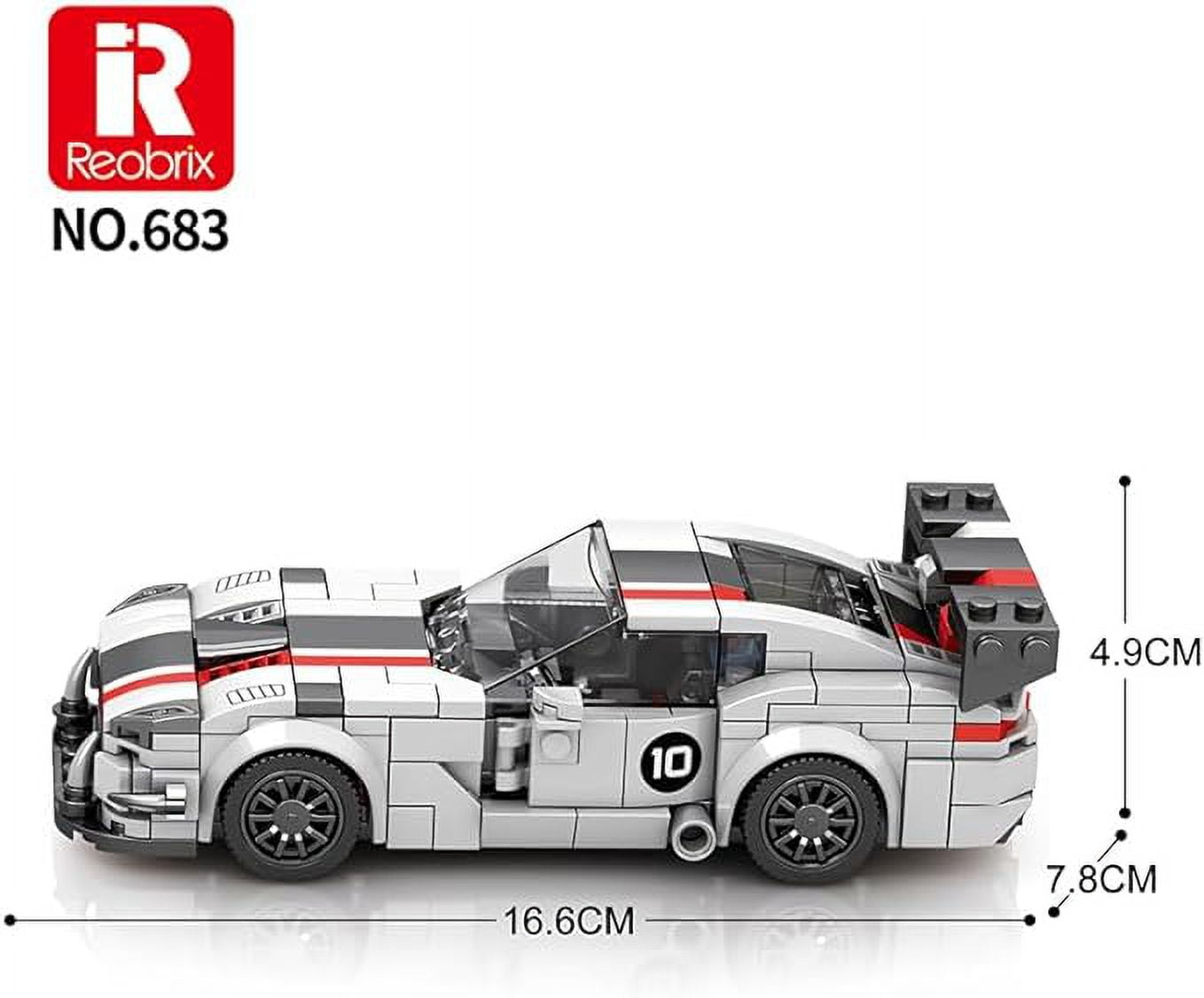 Reobrix Viper Race Car Toy Model Replica, Car Building Set, Super