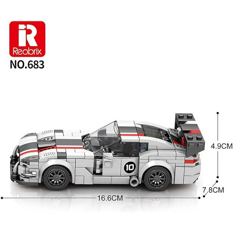 フルセット ヘンロン Professional Ver レオパルト 激安価格 Reobrix Viper Race Car Toy Model Replica, Car Building Set, Super