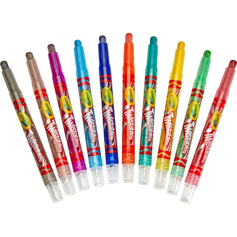 Crayola Mini Twistables Crayons - Clear, Assorted - 10 / Set Crayola Mini Twistables Crayons - Clear, Assorted - 10 / Set