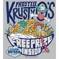 thumbnail image 2 of Men's The Simpsons Frosted Krusty O's Long Sleeve Shirt Athletic Heather Small, 2 of 4