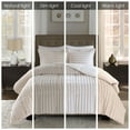 thumbnail image 3 of Home Essence York Faux Fur 3 Piece Solid Comforter Set, Full/Queen, Champagne, 3 of 4