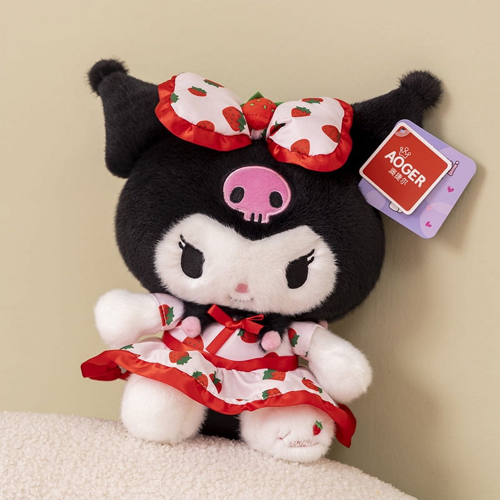 Sanrio Kuromi strawberry dress plush doll deals