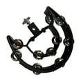 thumbnail image 3 of Tambourine Half Moon Mounted Double Row Bells with Mounting Eye Bolt Tambourine for Drum Set for Kids, Adults, Party, 3 of 5