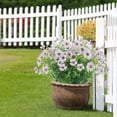 thumbnail image 6 of MAMOWEAR Artificial Flowers for Outdoors UV Resistant violets Fake Flowers No Fade Faux Plants Garden Porch Window Box Decorating, 6 of 7
