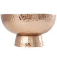 thumbnail image 5 of CosmoLiving by Cosmopolitan Copper Metal Tropical Breeze Scented Wide Hammered 70 oz 4 Wick Candle with White Wax, 5 of 7