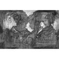 thumbnail image 3 of Wiley, Marta 18x13 Black Modern Framed Museum Art Print Titled - BandW Sketch II, 3 of 5