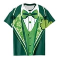 thumbnail image 4 of felwors St Patricks Day T Shirts for Women 2026 Lucky Irish Shamrock Clover Graphic Tee Cute Funny Short Sleeve Festival Tops (Mint Green, XL), 4 of 4