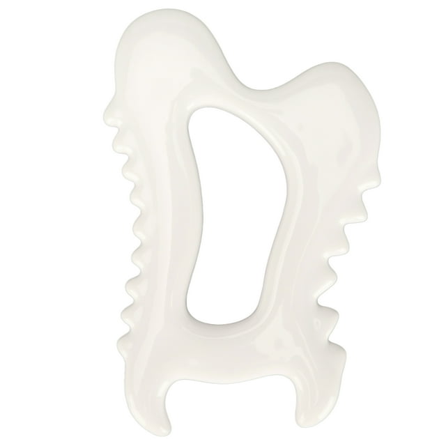 Gua Sha - Herramienta de raspado para masaje, cerámica, antiestática, buena conductividad térmica, herramienta de movilización de tejidos corporales