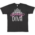 thumbnail image 3 of Inktastic Birthday Diva in Pink with Tiara T-Shirt, 3 of 5