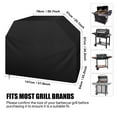 thumbnail image 5 of 58 inch Heavy Duty BBQ Gas Grill Cover, Waterproof, Rip-Proof, Weather & UV Resistant, Fits Grills of Weber Durable, 5 of 10