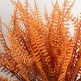 thumbnail image 3 of Pakyozj Fall Plants Artificial Ferns for Outdoors Fake Fern Plants Faux Boston Fern Plant for Room Home Garden Decor Fall Autumn Thanksgiving Decoration, 3 of 7