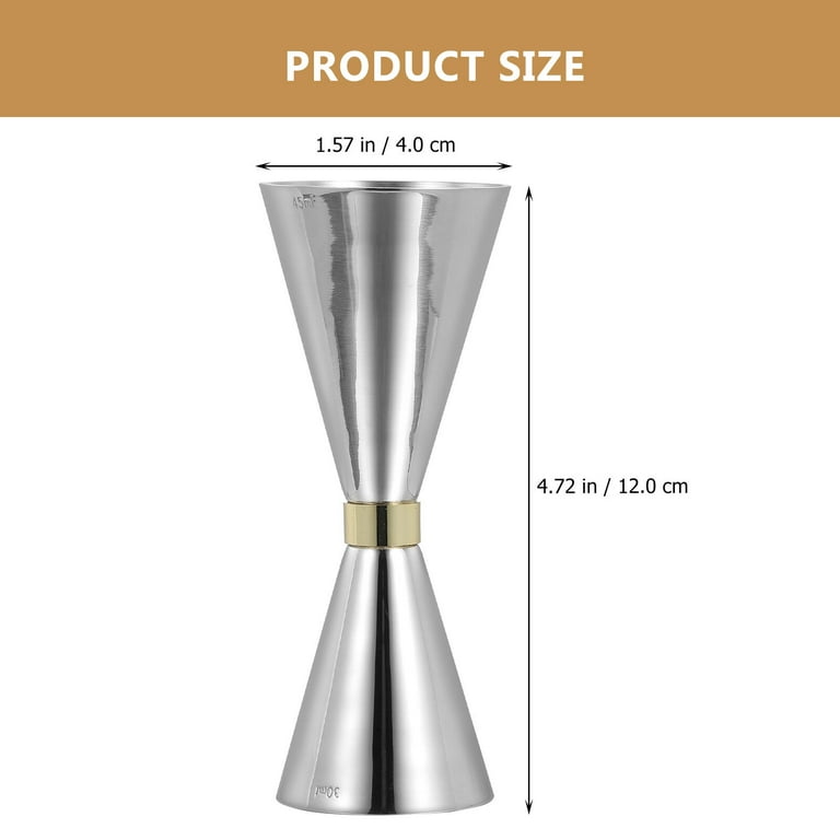 Slim Waist Cocktail Jigger 30/60 ml Elegance and Practicality Stainless  Steel Jigger With Measurement