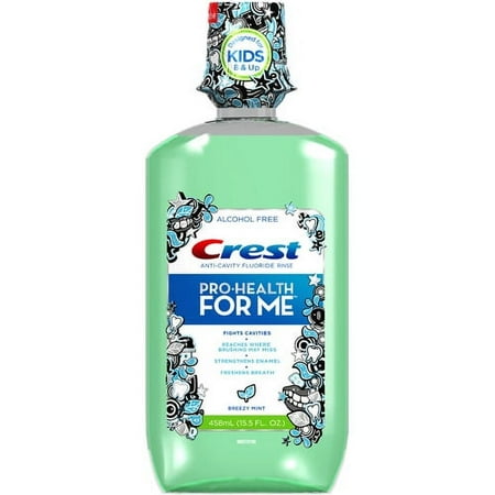 Crest Pro-Health For Me Mouthwash, Breezy Mint, 458ml