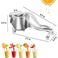 thumbnail image 2 of Clearance! 2026 New Fresh Fruit Juice Extractor, Bar Juicer, Hand Juicer Squeezer Lemon Juicer Manual Hand Press with Ergonomic, Easy to Clean for Orange Citrus Pomegranate, Tool Gift for Mom Dad, 2 of 7