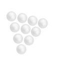 thumbnail image 1 of 10pcs 8cm White Modelling Craft Polystyrene Foam Balls Spheres, 1 of 7