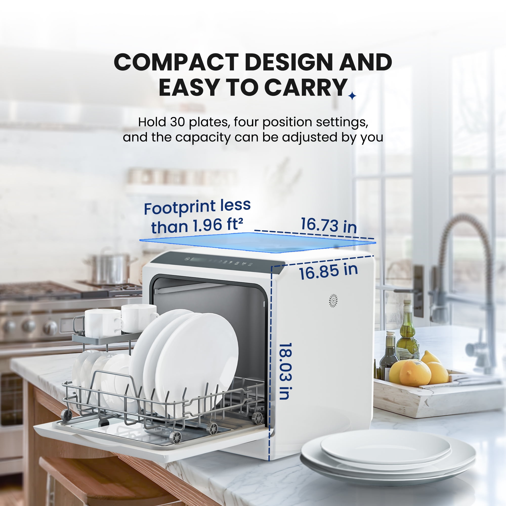 1200W Countertop Dishwasher w/ 5 Liter Built in Water Tank Porta 並行輸入品 Miumaeov Countertop Dishwasher 1200W Portable Palestine | Ubuy