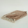 thumbnail image 4 of Rizzy Home  Boho Geometric Throw Blanket Clay/ Natural, 4 of 5