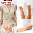 thumbnail image 3 of 5M Mujeres Pecho Pezón Cubre , Empuje Hacia Arriba Sujetador Cuerpo Invisible Levantamiento De Senos Cinta Adhesiva Sujetadores Íntimos Sexy Bralette,Boob Tape,Correa para el pechopangjing, 3 of 4