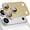Gold, variant on Orange Glitter Volcano Camera Lens Protector for iPhone 17 Pro Max, 9H Tempered Glass, Ultra HD, Full Coverage, Case Friendly