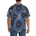 thumbnail image 3 of Pofeuu Sunflowers Print Mens Casual Short Sleeve Shirts Beach Summer Spread Collar Pocket Tops Men's Casual Short-sleeved Shirt-X-Large, 3 of 5
