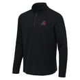 thumbnail image 2 of Men's Antigua Heather Black Arizona Diamondbacks Sync Tri-Blend Quarter-Zip Pullover, 2 of 3