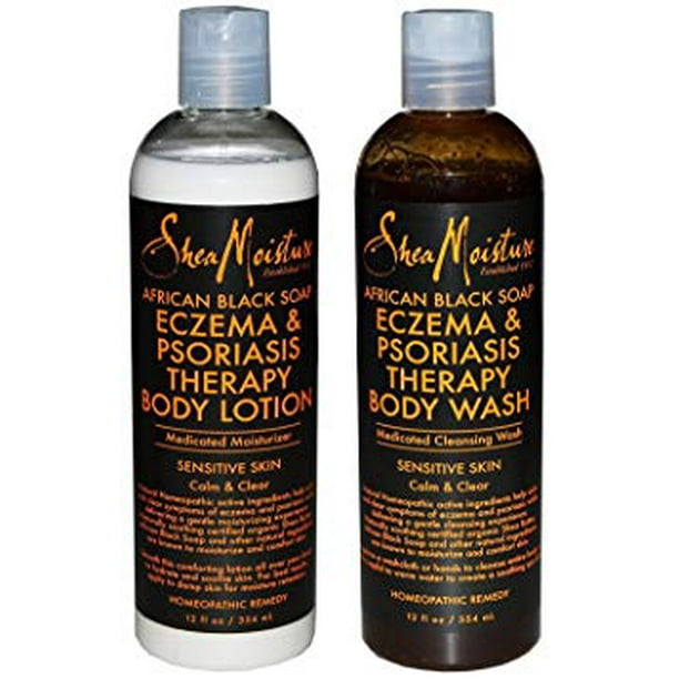 Shea Moisture African Black Soap Powerful Duo Eczema Psoriasis